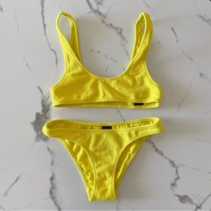 TopShop yellow bikini